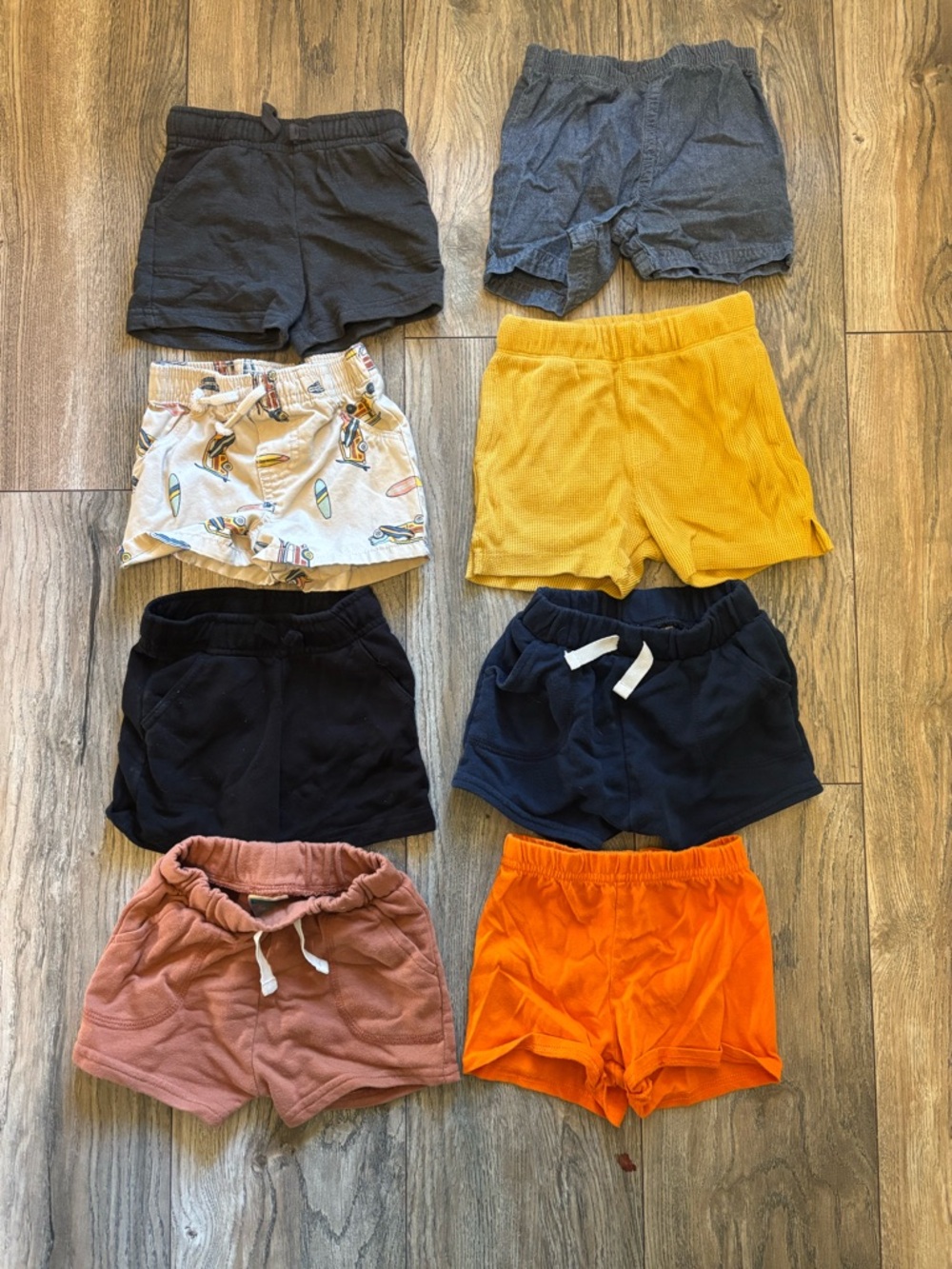 8 pairs of 12M Baby Boy Shorts